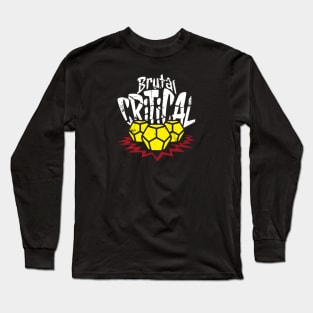 Brutal Critical DnD Barbarian Long Sleeve T-Shirt